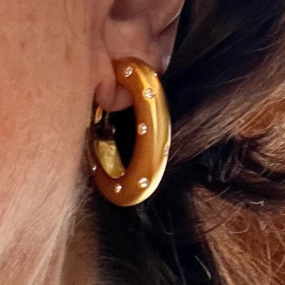 Givenchy Vintage Hoop Earrings - Picture 4 of 16